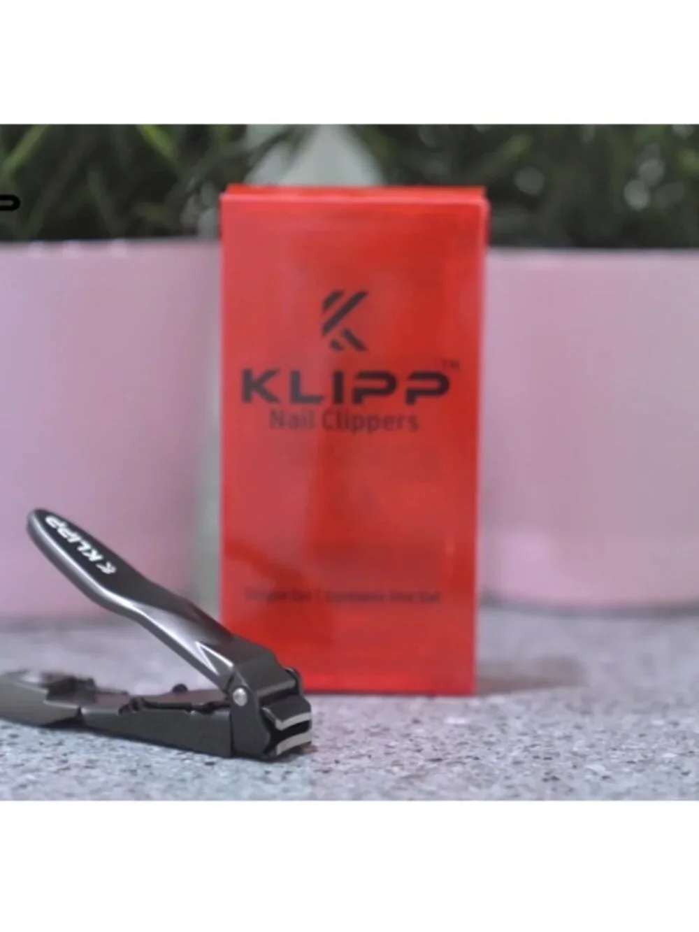 KLIPP Razor-Sharp Heavy Duty Self-Collecting Nail Cutters with Ergonomic Lever